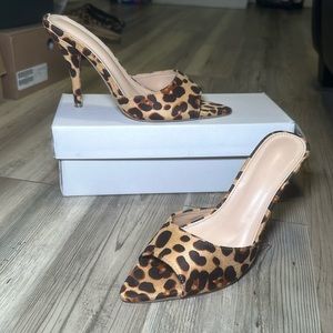Leopard heels